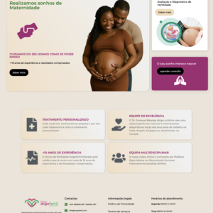 Site Institucional para Clínica