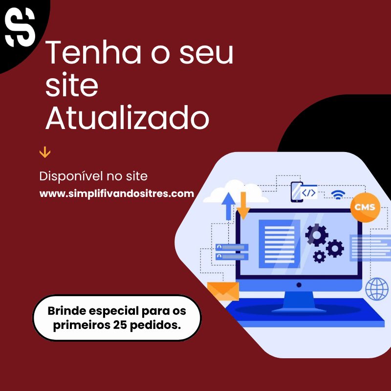Tenha o seu site Atualizado